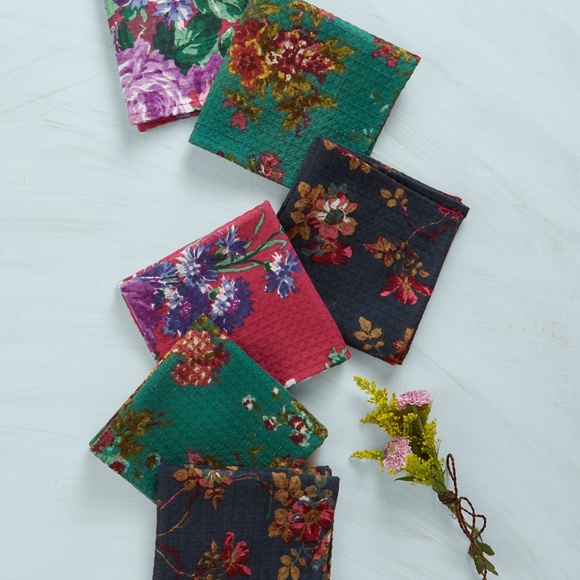 April Cornell Other - April Cornell Artist Garden Dishcloth Bundle of 6
